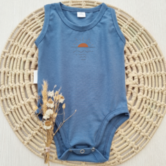 Body Musculosa Sol Y Mar Azul Aero