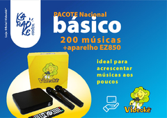 200 músicas - EZ-850 - Vídeokê Último Modelo Digital 2021