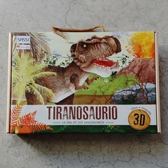 TIRANOSAURIO - LA ERA DE LOS DINOSURIOS, LIBRO + MAQUETA 3D