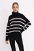 SWEATER FIGARI NEGRO Y CRUDO