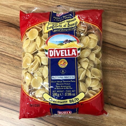 MACARRÃO ORECCHIETTE 86B | 500G | DIVELLA