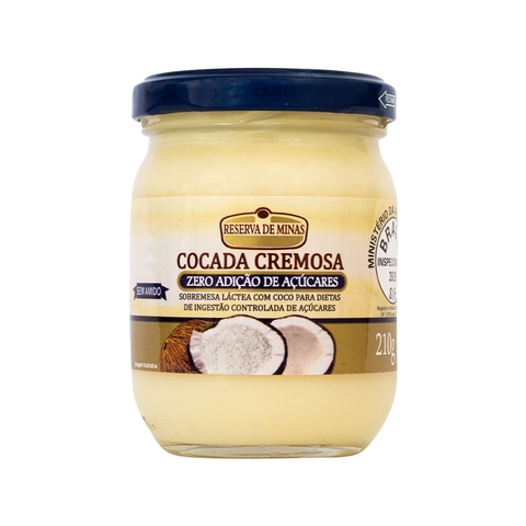 COCADA CREMOSA ZERO | 210G | RESERVA DE MINAS