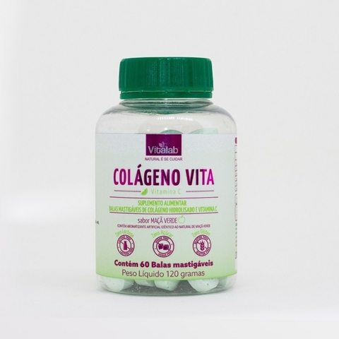 COLÁGENO BALA MASTIGÁVEL | 60UN 120G | VITALAB