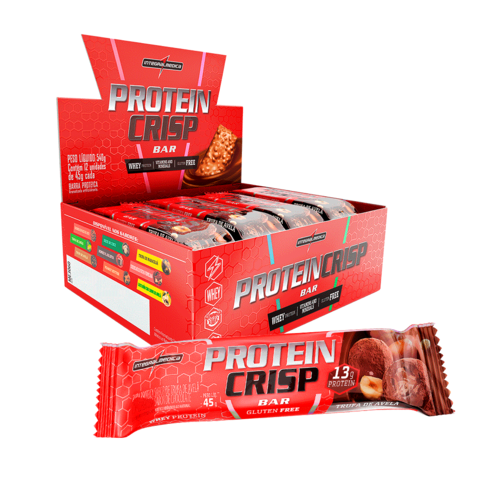 PROTEIN CRISP BAR DISPLAY (SABORES) | 12X45G | INTEGRAL MÉDICA - comprar online