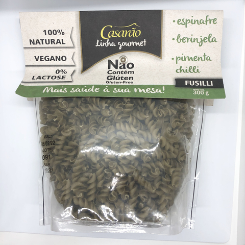 MACARRÃO FUSILLI (OPÇÕES) | 300g | CASARÃO - Empório Natural Foods - CNPJ 28.423.216/0001-89