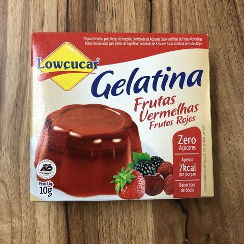 GELATINA ZERO AÇÚCAR SABORES | 10g | LOWÇÚCAR - Empório Natural Foods - CNPJ 28.423.216/0001-89