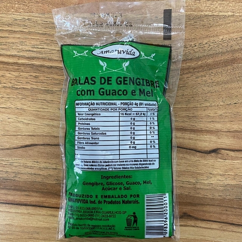 BALA DE GENGIBRE (SABORES) | 40G | AMATUVIDA - comprar online