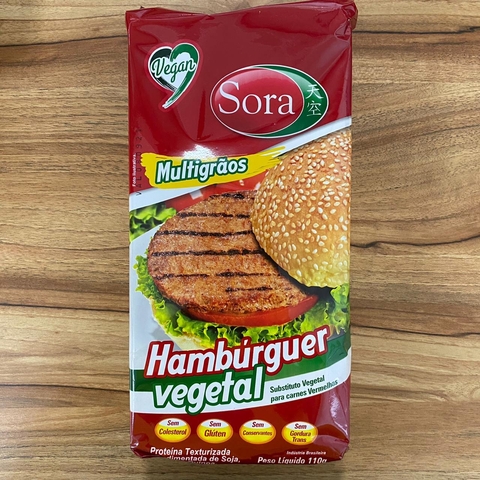 HAMBURGUER VEGETAL | 110g | SORA na internet