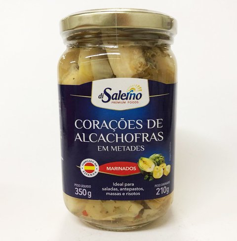 CORAÇÕES DE ALCACHOFRAS MARINADOS | 350G | DI SALERNO