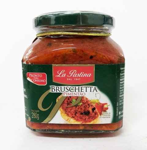 BRUSCHETTA DE PIMENTÃO | 280G | LA PASTINA