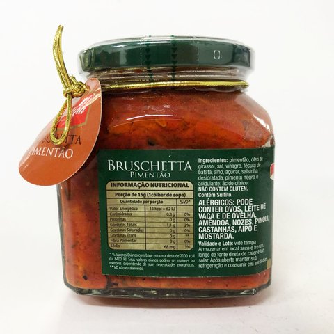 BRUSCHETTA DE PIMENTÃO | 280G | LA PASTINA - comprar online