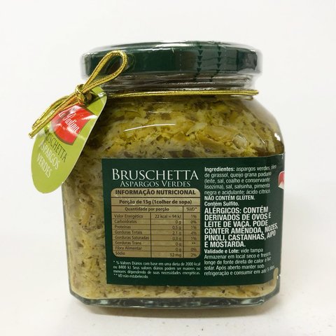 BRUSCHETTA ASPARGOS VERDES | 280G | LA PASTINA - comprar online