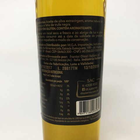 CONDIMENTO DE AZEITE DE OLIVA TARTUFO 250ML | DI SALERNO - comprar online