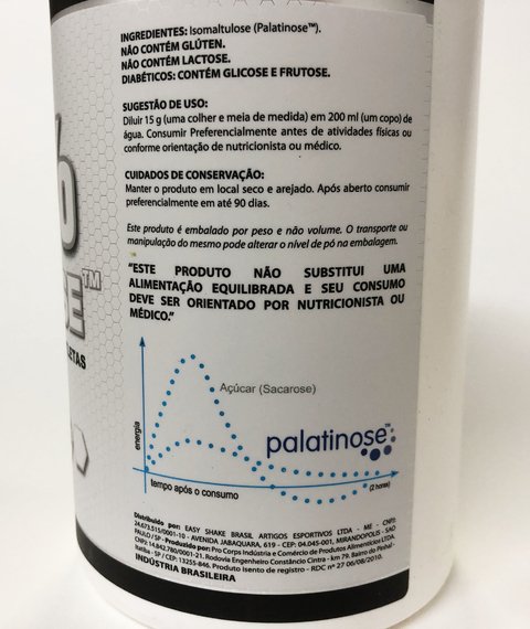 SUPLEMENTO ENERGÉTICO PALATINOSE | 400G | EASY NUTRI - comprar online