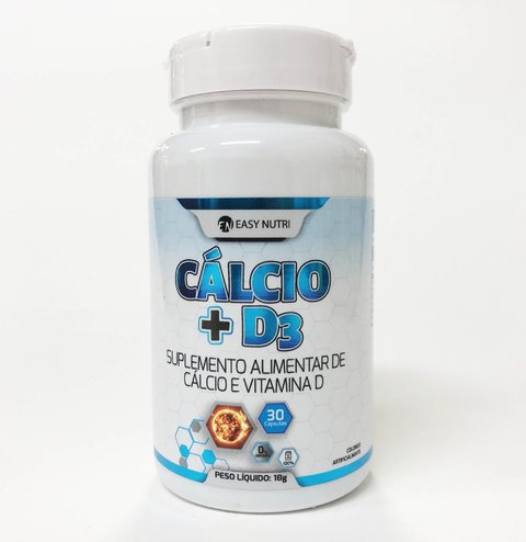 CÁLCIO E VITAMINA D | 30 CÁPSULAS | EASY NUTRI