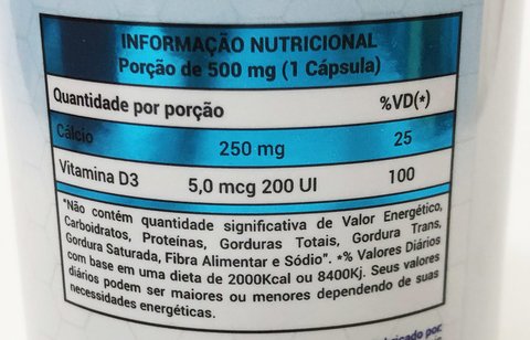 CÁLCIO E VITAMINA D | 30 CÁPSULAS | EASY NUTRI - comprar online