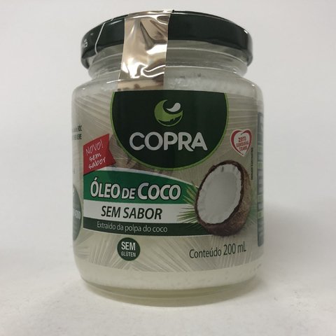 ÓLEO DE COCO SEM SABOR | 200g | COPRA