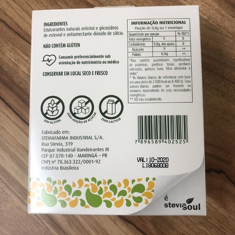 ADOÇANTE DE STEVIA | 50 ENV x 0,6G | STEVITA - comprar online