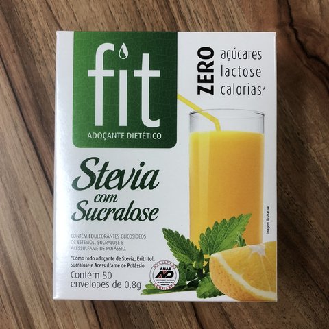 STEVIA COM SUCRALOSE (50 ENVELOPES X 8G CADA) - FIT