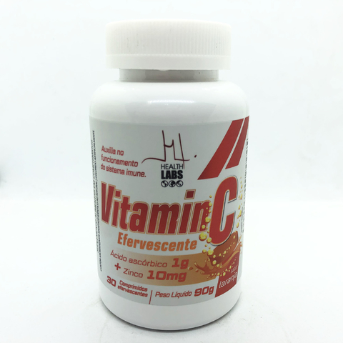 VITAMINA C + ZINCO EFERVESCENTE | 30 COMP | HEALTLABS