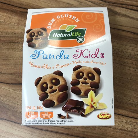 BISCOITO AMANTEIGADO PANDA KIDS S/ GLÚTEN S/ LACTOSE | 100G | KODILAR - comprar online