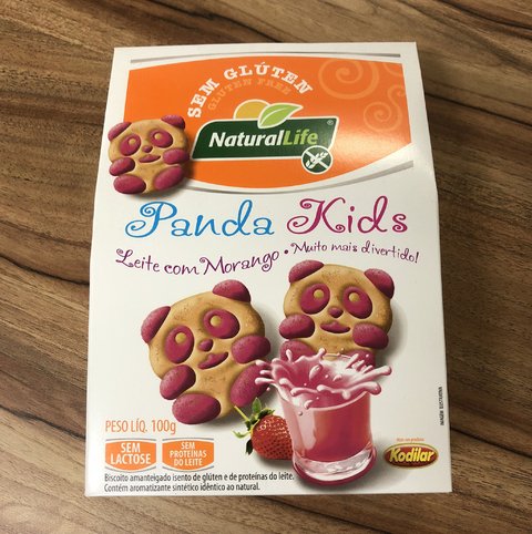 BISCOITO AMANTEIGADO PANDA KIDS S/ GLÚTEN S/ LACTOSE | 100G | KODILAR na internet