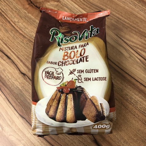 MISTURA P/ BOLO DE CHOCOLATE (S/ GLÚTEN S/ LACTOSE) | 400G | RISOVITA