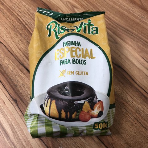 FARINHA ESPECIAL P/ BOLOS (S/ GLÚTEN) | 500G | RISOVITA