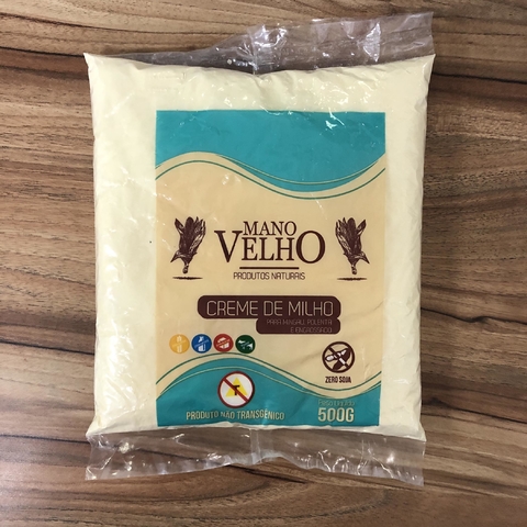 CREME DE MILHO NÃO TRANSGÊNICO | 500G | MANO VELHO na internet