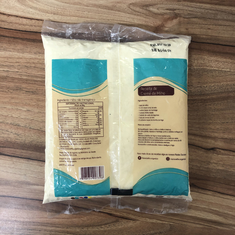 CREME DE MILHO NÃO TRANSGÊNICO | 500G | MANO VELHO - Empório Natural Foods - CNPJ 28.423.216/0001-89