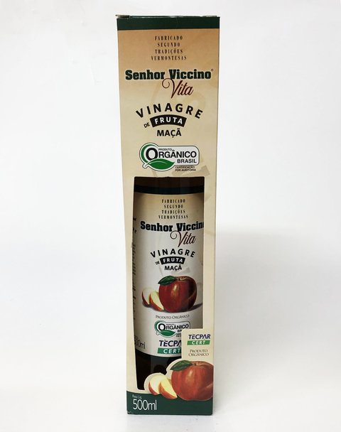 VINAGRE DE MAÇÃ ORGÂNICO | 500ML | SENHOR VICCINO