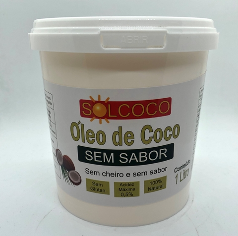 OLEO DE COCO SEM SABOR | 1L | SOLCOCO