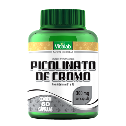 PICOLINATO DE CROMO 300MG | 60CAPS | VITALAB - comprar online