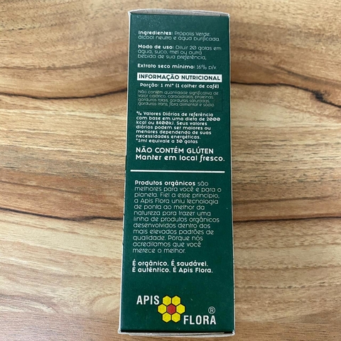 EXTRATO DE PRÓPOLIS VERDE ORGÂNICO | 30ML | APIS FLORA - comprar online