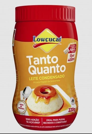 PÓ PARA PREPARO DE SOBREMESA LEITE CONDENSADO | 220g | LOWÇUCAR