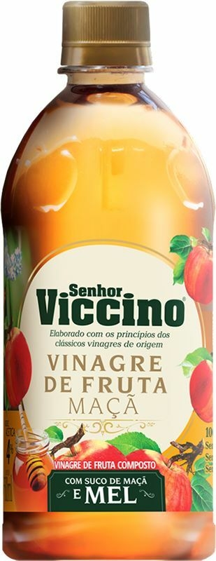 VINAGRE DE MAÇÃ E MEL | 500ML | SR VICCINO