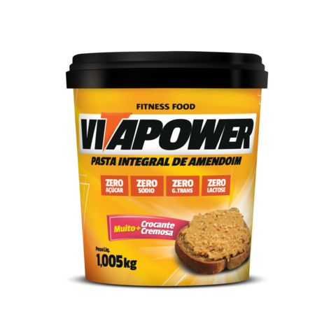 PASTA DE AMENDOIM INTEGRAL TRADICIONAL | 1,005 KG | VITAPOWER - comprar online