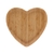 BANDEJA DE BAMBU HEART 17X16,5X1,5CM - comprar online