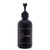 PORTA CREME DE VIDRO FOSCO COM PUMP EM PLASTICO PRETO 250 ML - 2686 - comprar online