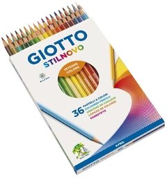 Lapices Giotto X 36 Colores Stilnovo Caja De Carton - comprar online