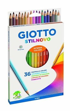 Lapices Giotto X 36 Colores Stilnovo Caja De Carton