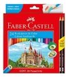 Lápices De Colores Faber Castell X24 Ecolápiz + 2 Grafitos