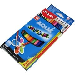 Lápices de Colores Maped Color´Peps AQUA ACUARELABLES X12