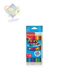LAPICES MAPED COLOR PEPS DUO X 12 LARGOS (24 COLORES)
