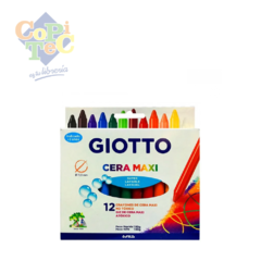 Crayones De Cera Giotto Maxi Gruesos X 12 Colores