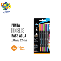 38MARCADOR DOBLE PUNTA BIC INTENSITY DUAL TIP