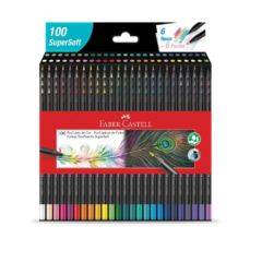 Lápices De Colores Eco Supersoft X 100 Faber-castell - comprar online