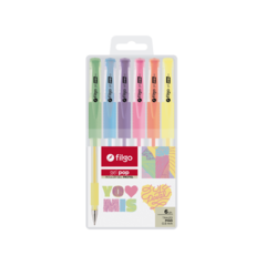 LAPICERA ROLLER GEL FILGO COLORES PASTEL X6