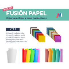 KIT FUSION 1 PAPEL CARTULINA & GLACE MARISCAL - comprar online