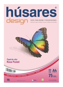 Resma Húsares Design Pastel A4 75 Gr. x 100 Hs. - tienda online